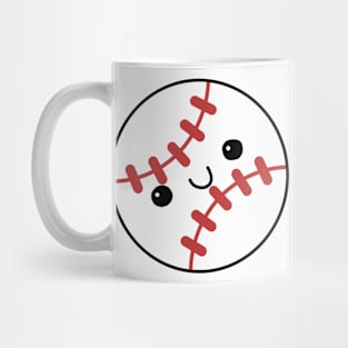 Cutey Face Baseball Mug